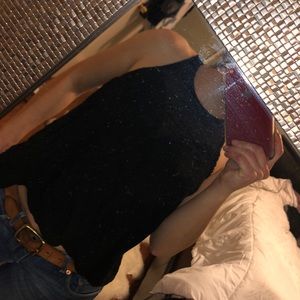 Cute Kendall Kylie black shirt with floral pattern